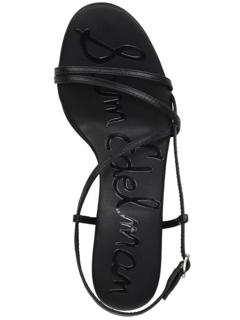 Sam Edelman Cora Leather Kitten Heel Sandals Black Size 6 M NWT - Picture 4 of 5